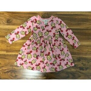 Hanna Andersson Holiday Cindy Lou Who Dress (Grinch Collection), Size 3T